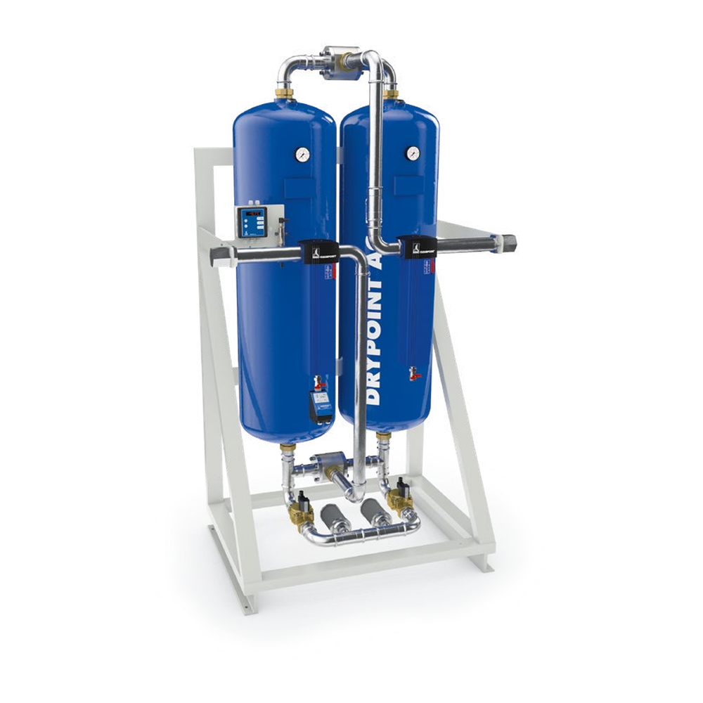 BEKO DRYPOINT AC twin-tower heatless desiccant compressed air dryer with CLEARPOINT filtration